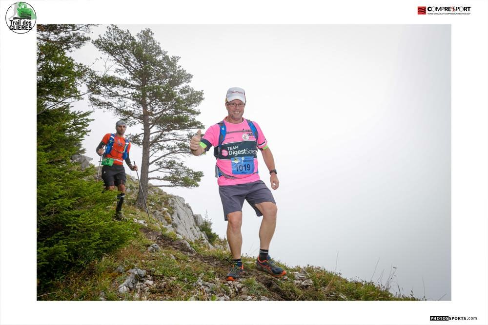 Régis au Trail des Glières