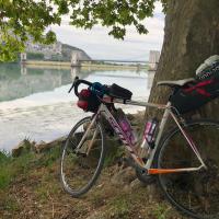 9ème étape  ViaRhona Bourg Saint Andéol-Valence Route Valence-Montélier