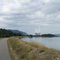 9ème étape  ViaRhona Bourg Saint Andéol-Valence Route Valence-Montélier