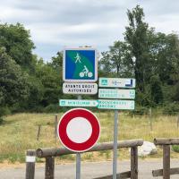 9ème étape  ViaRhona Bourg Saint Andéol-Valence Route Valence-Montélier