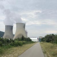 9ème étape  ViaRhona Bourg Saint Andéol-Valence Route Valence-Montélier