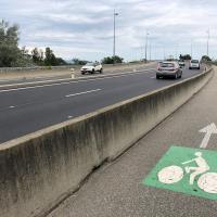 9ème étape  ViaRhona Bourg Saint Andéol-Valence Route Valence-Montélier