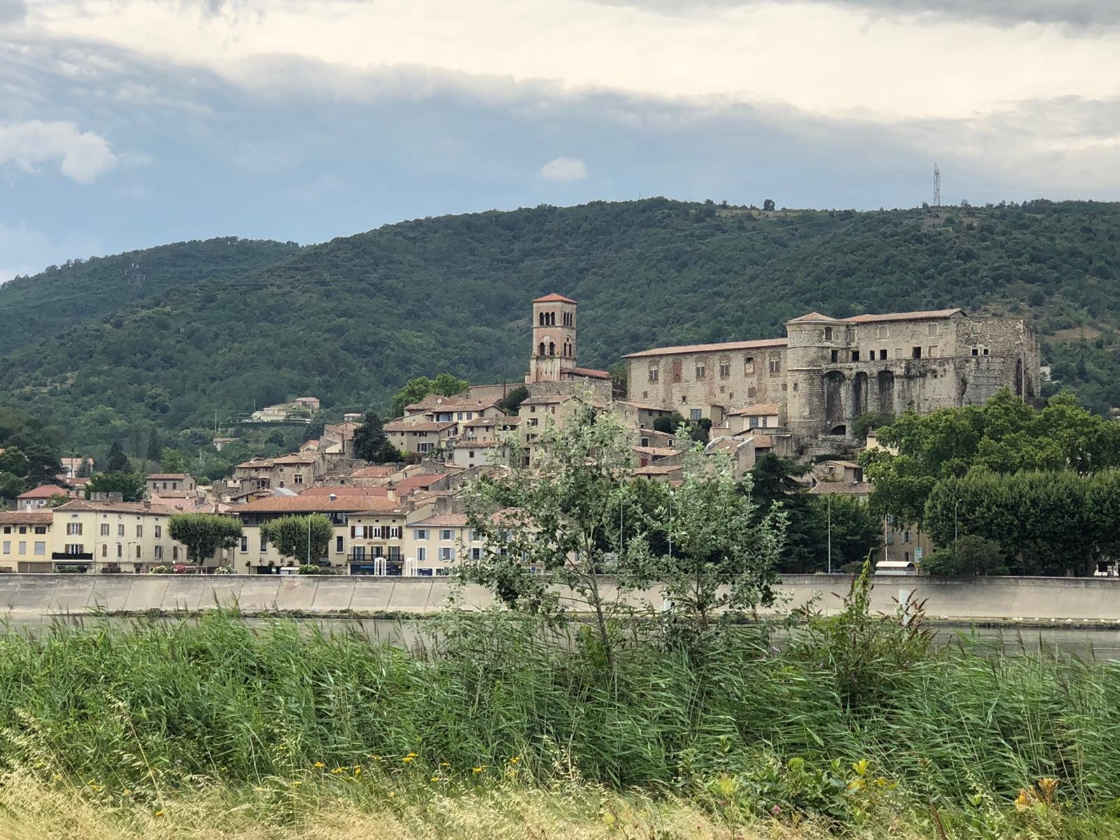 9ème étape  ViaRhona Bourg Saint Andéol-Valence Route Valence-Montélier